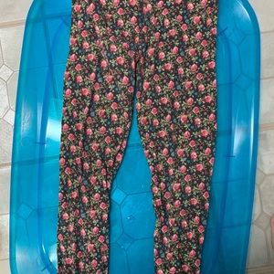Floral print leggings